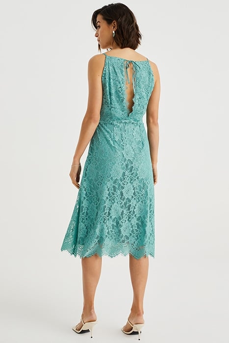 DRESS MIDI PASTEL GREEN 3