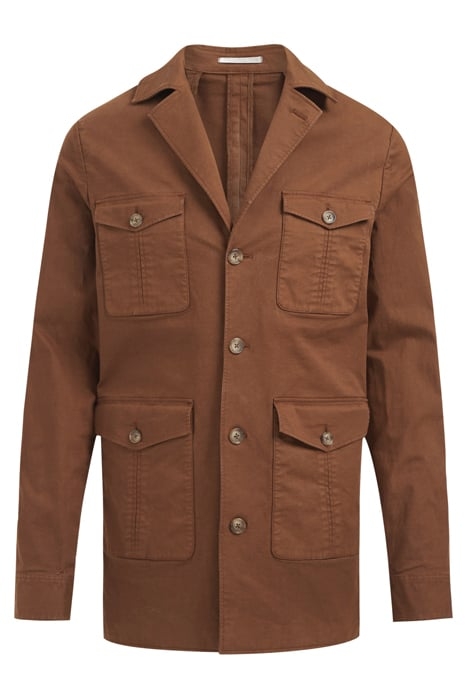 JACKET NORMAL LENGTH RUST BROWN 1