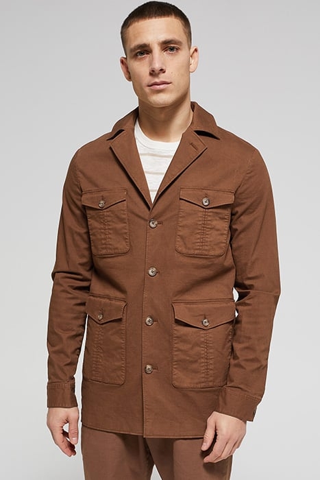 JACKET NORMAL LENGTH RUST BROWN 2