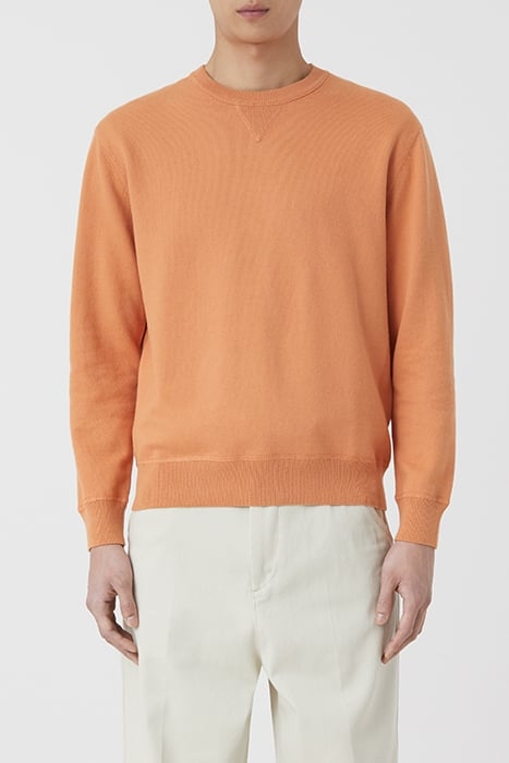 MEN CREWNECK JUMPER KNITS CORNELIAN BROWN 1