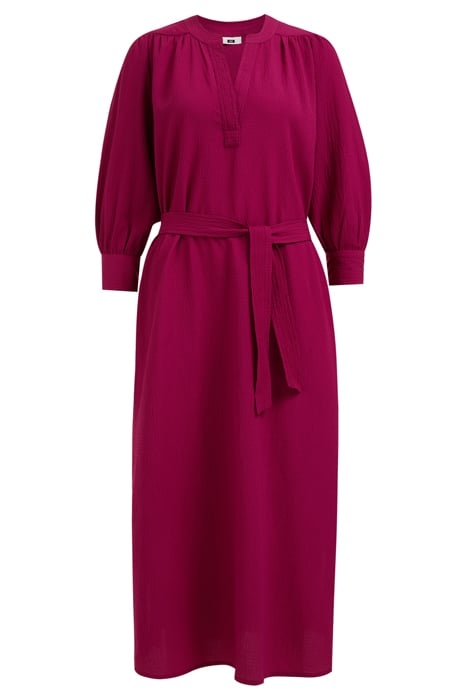 DRESS MID LENGTH FUCHSIA 1