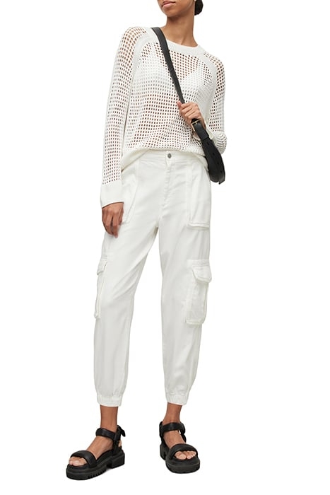 FRIEDA DENIM TROUSER OFF WHITE 2