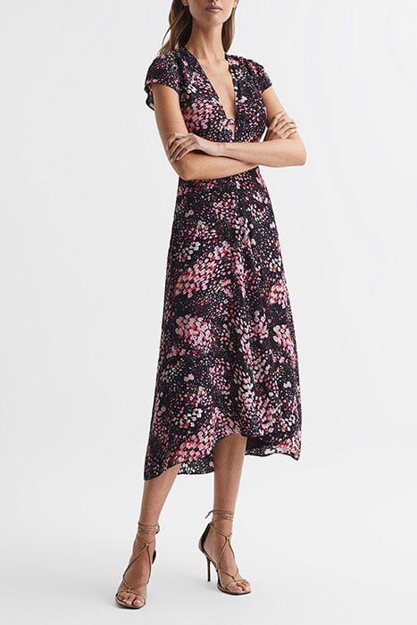 AMIRA DRESS BLACK/PINK 1