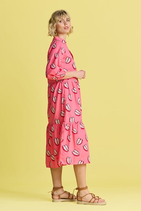 DRESS - LEAF IT PINK 5