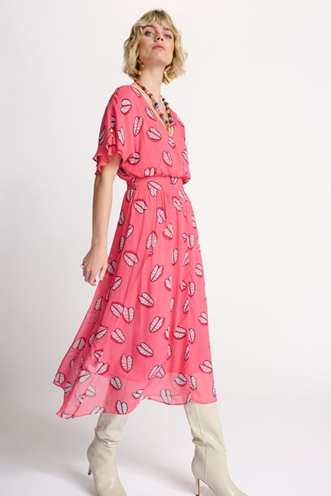 DRESS - GEORGIE LEAF IT PINK 3