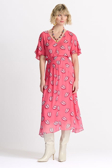 DRESS - GEORGIE LEAF IT PINK 1