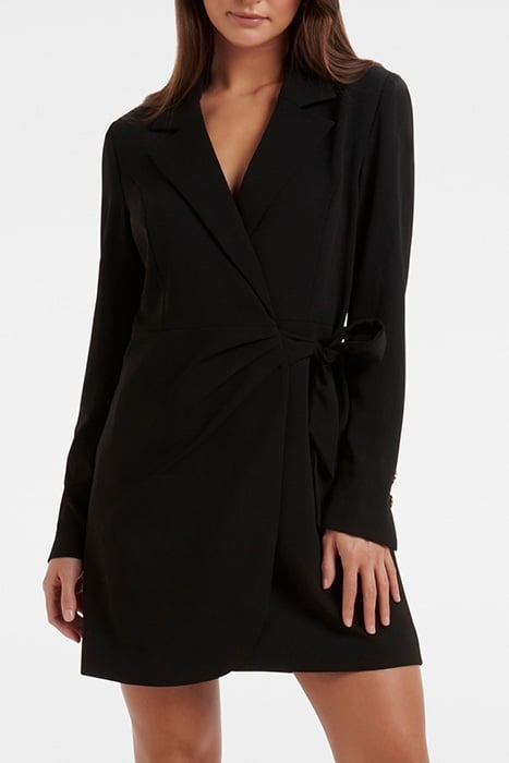 KATE WRAP BLAZER DRESS BLACK 1