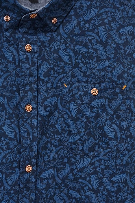 BAILEY DOG PRINTED SHIRT DARK NAVY 3