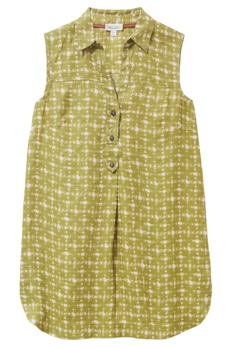 EIE SLEEVELE LINEN TUNIC GREEN 4