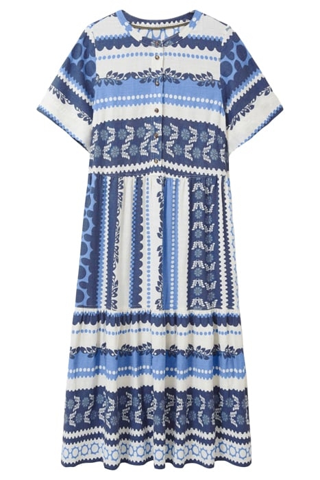 PIP MIDI DRESS BLUE MULTI 4