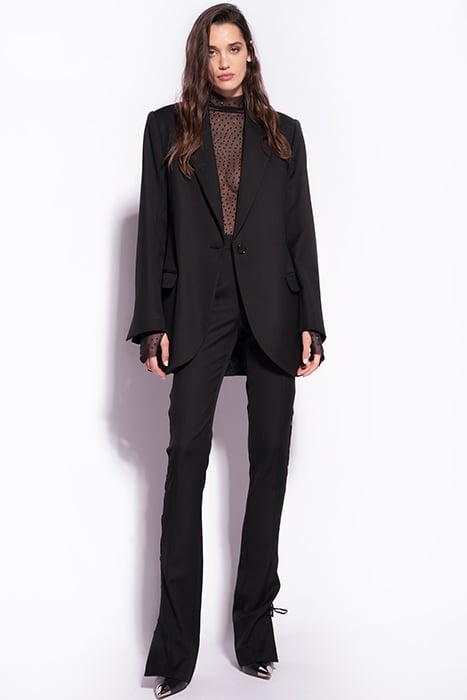 AMEN GIACCA LANA COMPACT STRET BLACK 2