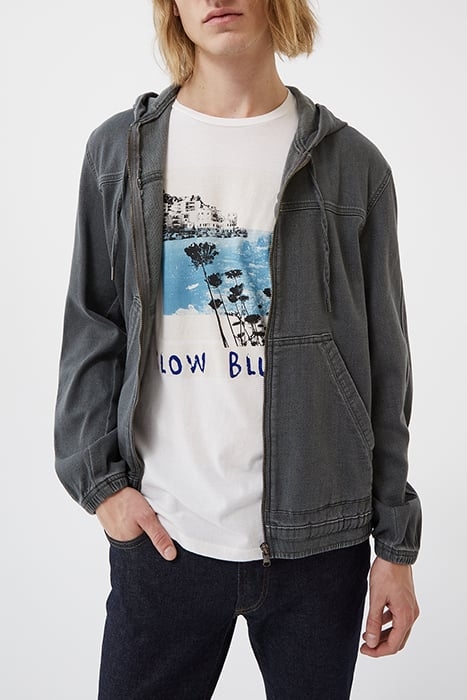 UNDERWATER HOODED DENIM JACKET 1