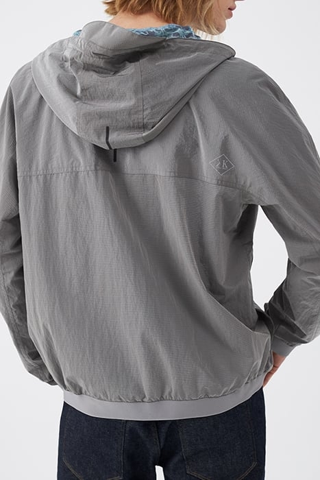 METAL GREY NYLON WATER REPELLENT JACKET 2