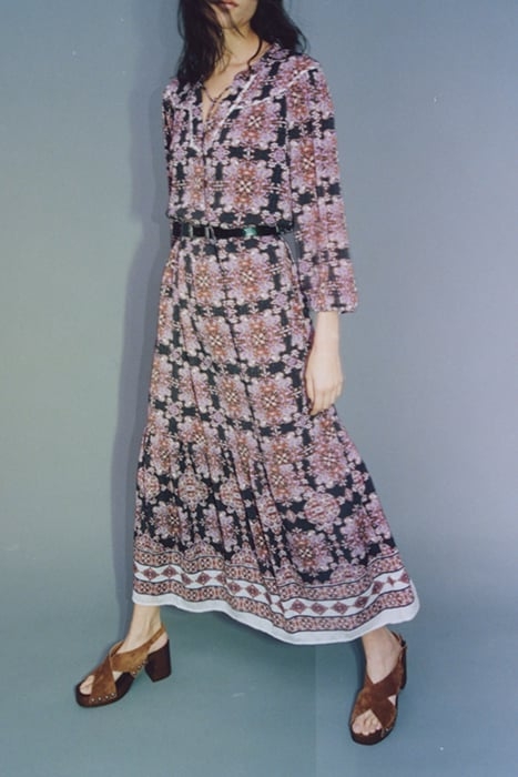 BOHO PRINT LONG DRESS 2