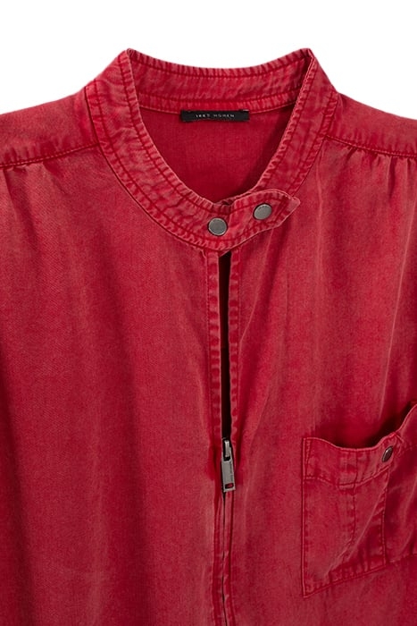 FADED RED LENZING™ LYCOCELL™ SHORT DRESS 2