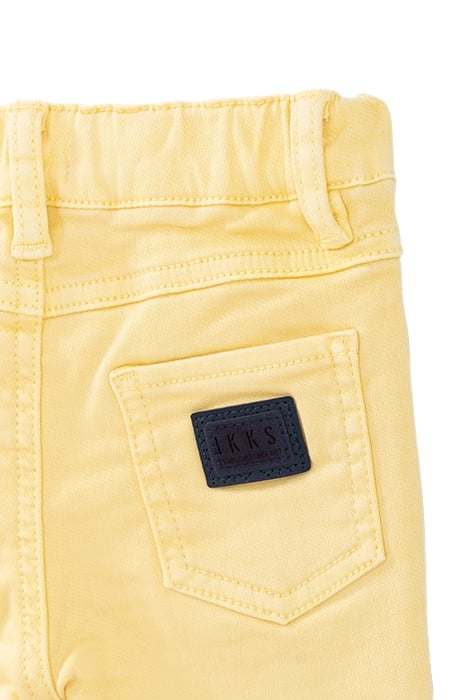 BABY BOYS’ LIGHT YELLOW JEANS WITH SEAM DOWN FRONT 4