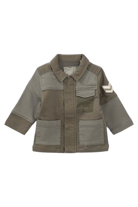 BABY BOYS’ KHAKI SAFARI JACKET WITH CONTRASTING POCKETS 1