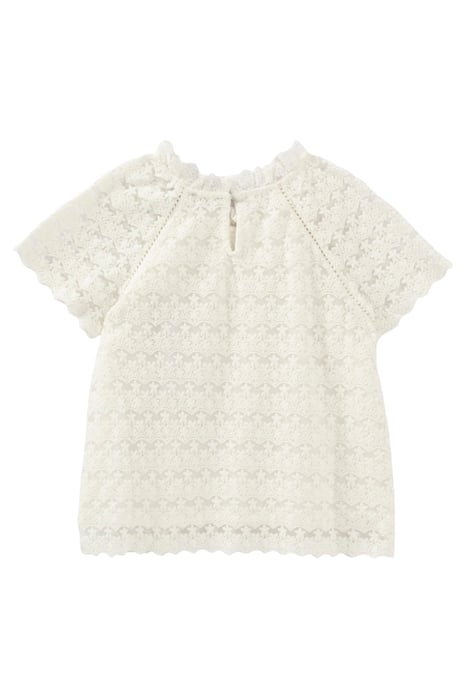GIRLS’ OFF-WHITE LACE BLOUSE 3