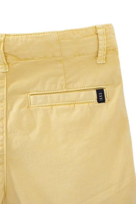 BOYS’ LIGHT YELLOW CHINO BERMUDA SHORTS 6