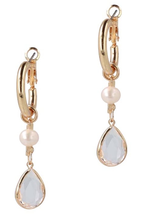 CRYSTAL PEARL HOOPS 1