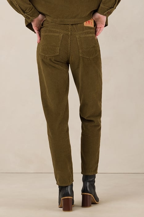 CAROLINE CROPPED MOSS GREEN 2