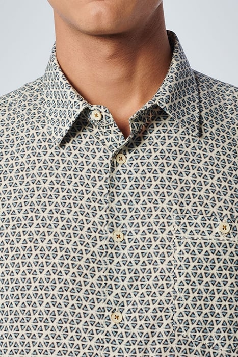 SHIRT SHORT SLEEVE ALLOVER PRINTED OFFWHITE 6