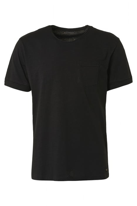 T-SHIRT CREWNECK SLUB BLACK 4