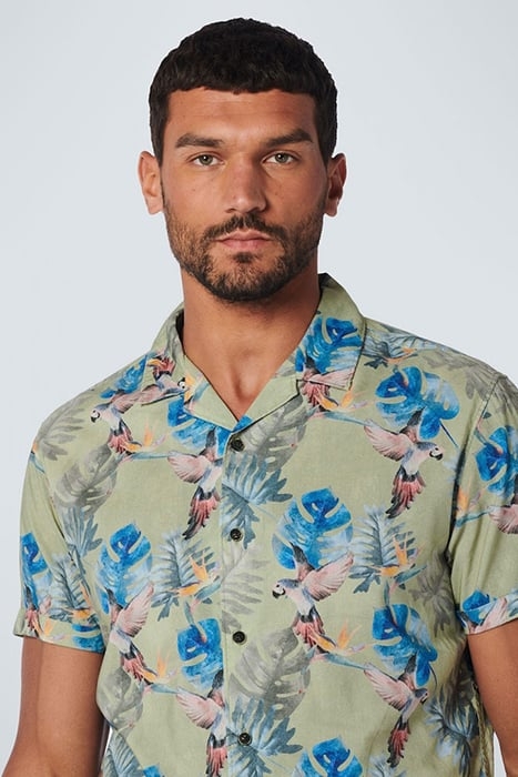 SHIRT SHORT SLEEVE ALLOVER PRINTED SMOKE 6