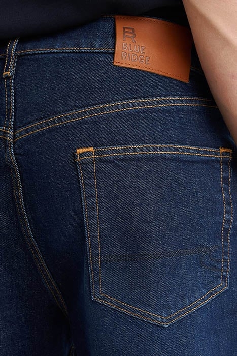 5-POCKET MID WAIST DARK BLUE 4