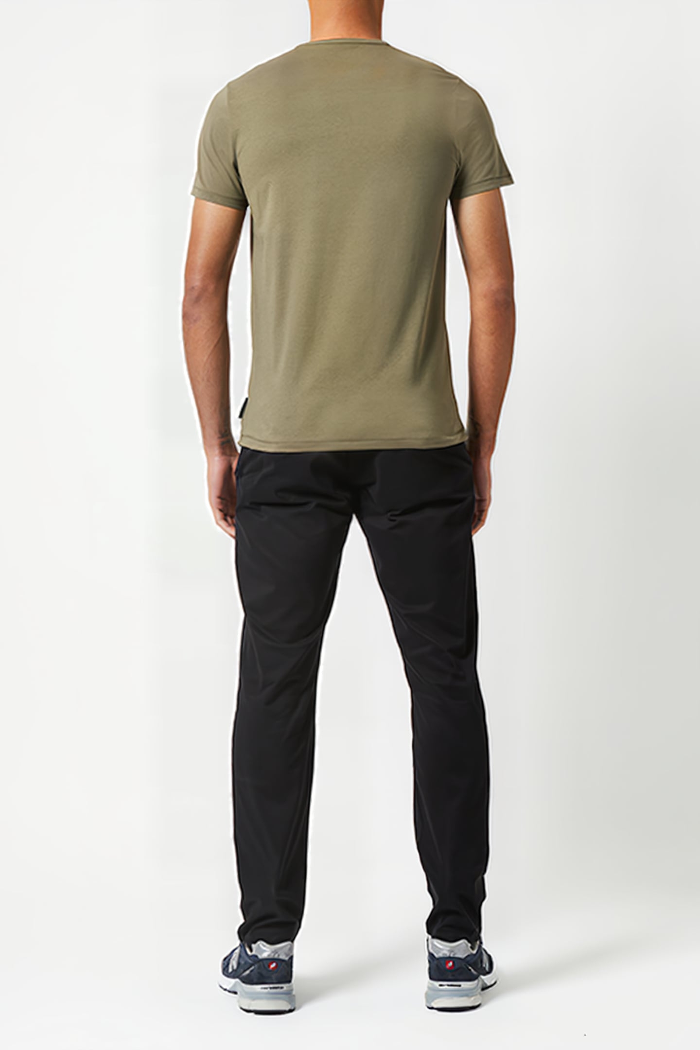 CREW NECK SHORT SLEEVE T-SHIRT KHAKI 2