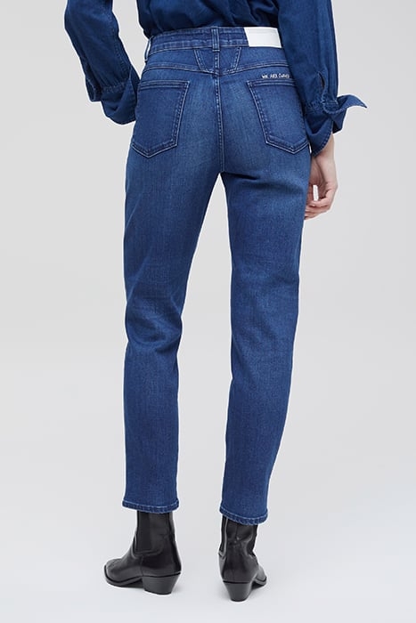 WOMEN PEDAL PUSHER JEANS DARK BLUE 2