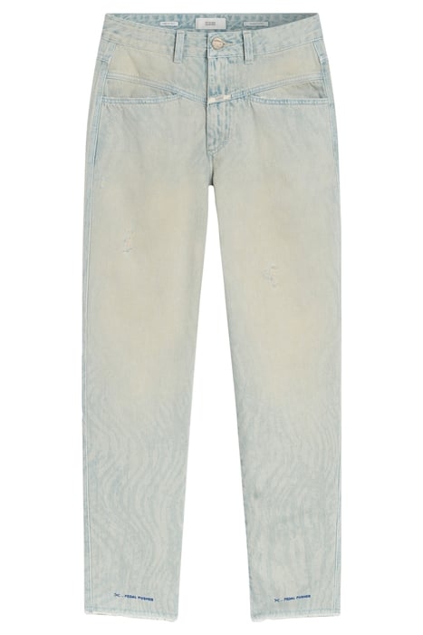 WOMEN PEDAL PUSHER JEANS LIGHT BLUE 3