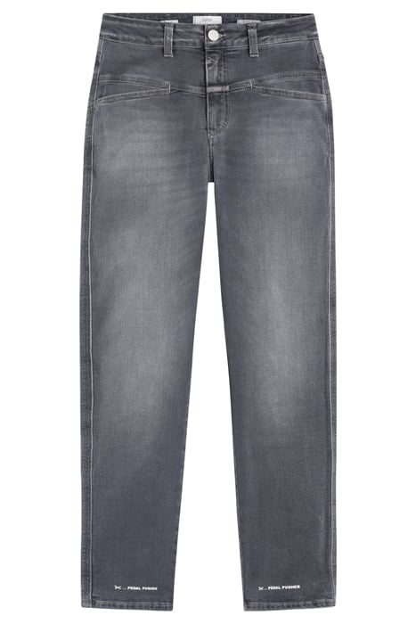 WOMEN PEDAL PUSHER JEANS MID GREY 4