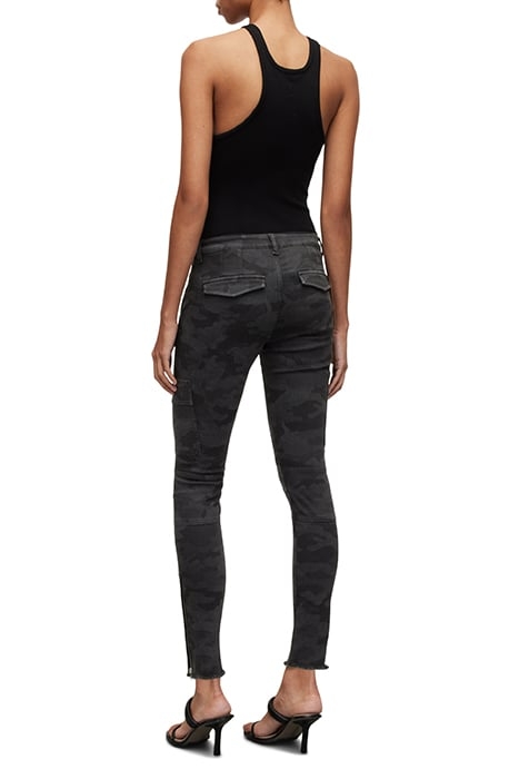 DURAN CAMOU CARGO WASHED BLACK 3