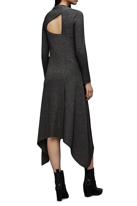 GIA SPARKLE DRESS DARK SILVER 2