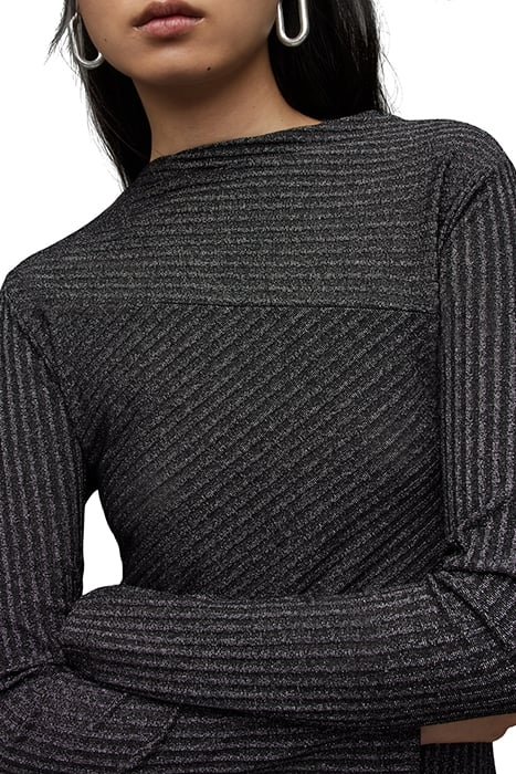 GIA SPARKLE DRESS DARK SILVER 5