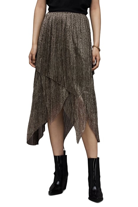 VEENA SKIRT BLACK GOLD 1