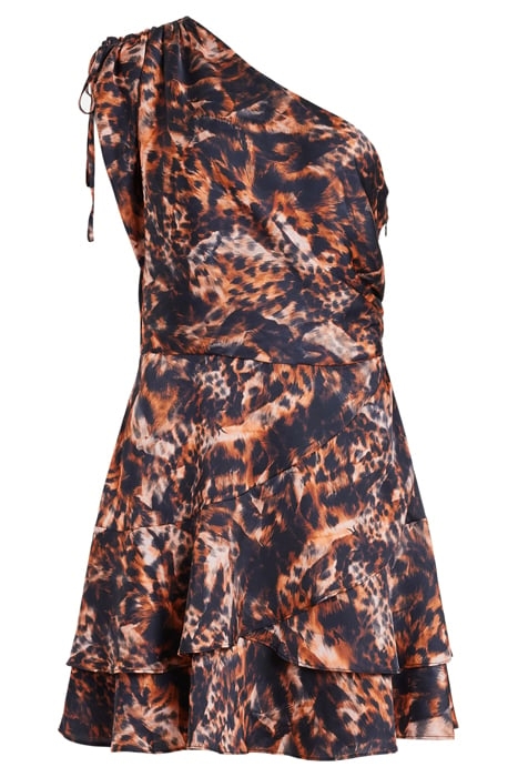 CAYLA SPARK DRESS BROWN 3