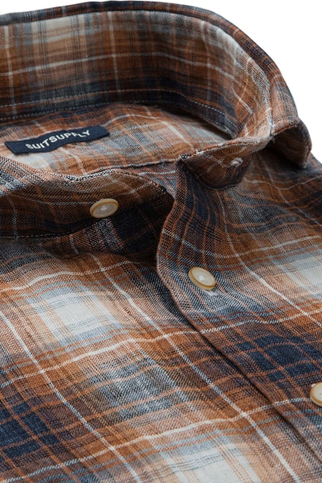 Orange Casual Shirts 2