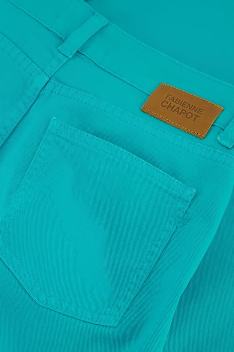 EVA WIDE LEG TROUSERS TYROL TURQUOISE 5