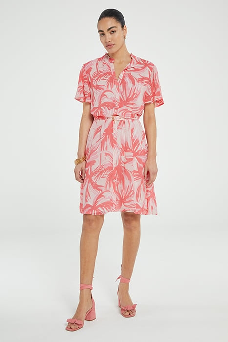 MYLA BUTTERFLY DRESS PINK GRAPEFRUIT/CHAR 1