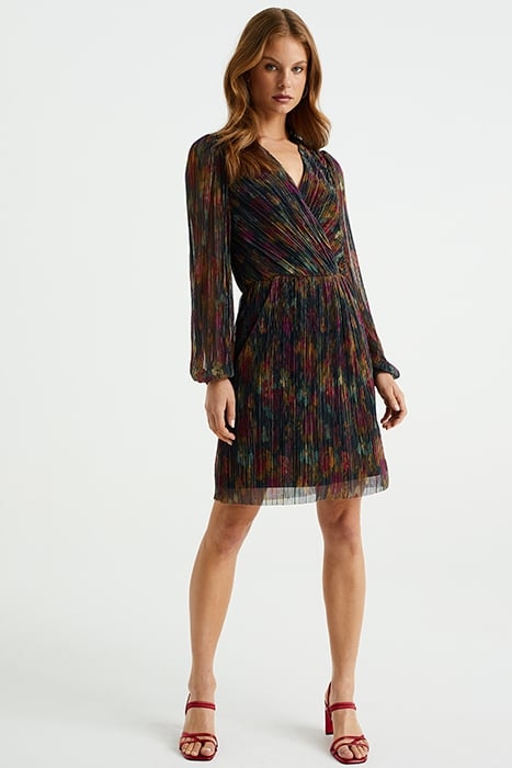 DRESS MID LENGTH MULTI-COLOURED 1