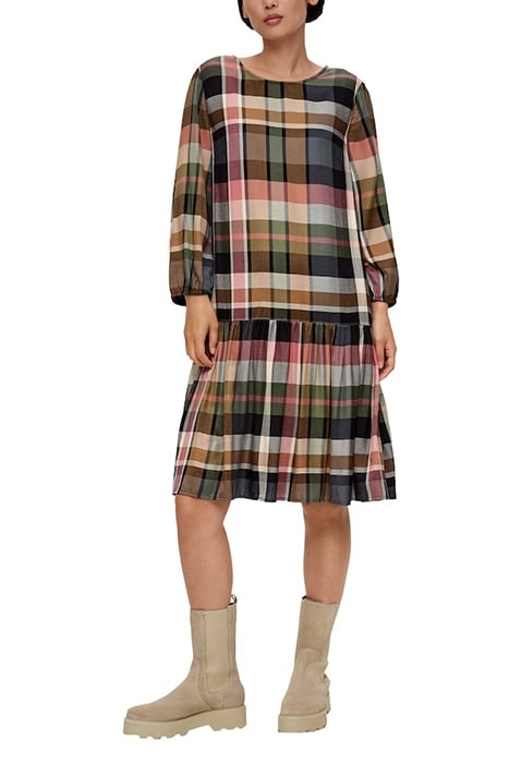 S.OLIVER RLW DRESSES GREY/BLACK 1