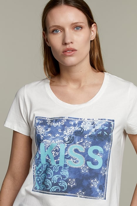 OFF WHITE ROUND NECK T-SHIRT 4