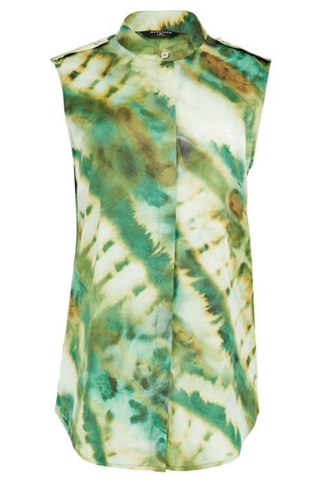 THE ICON SLEEVELESS ELUSIVE TOP PRINT 4