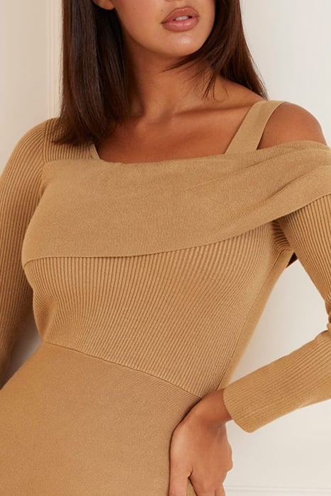 FIT & FLARE DINAH MACCHIATO MINI DRESS MULTI 8