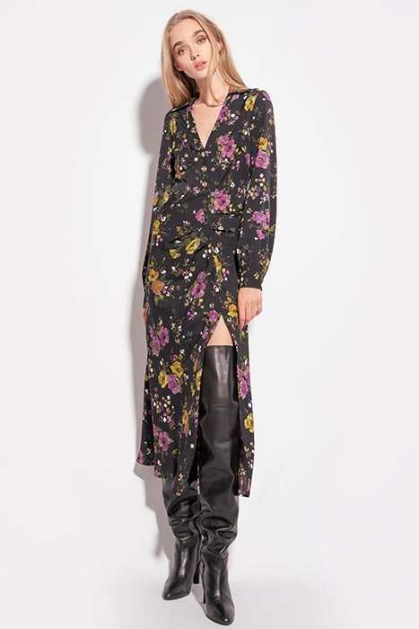 ABADECO ABITO CREPE FLUIDO STA BLACK/FUCHSIA/GREEN 3