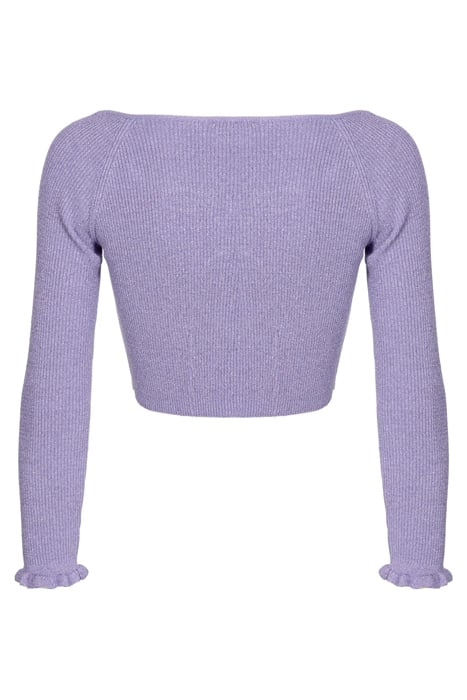 BLUMA CARDIGAN COSTINA LUREX PURPLE TULIP 2