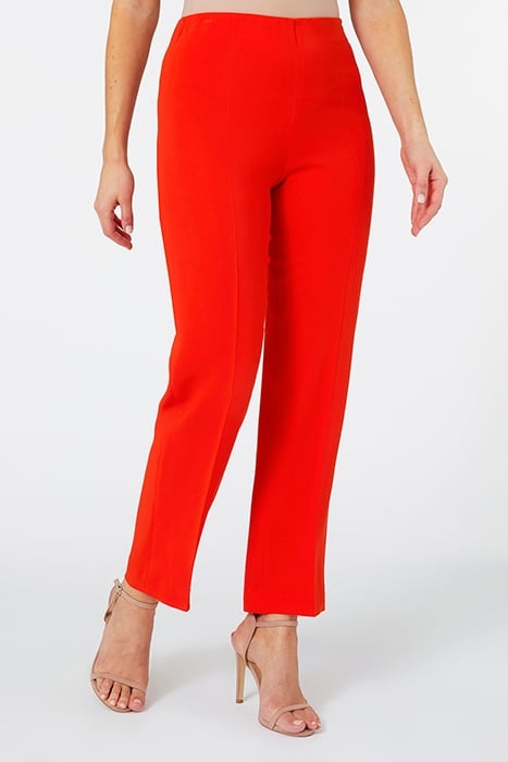SLIM-FIT CADY TROUSERS ORANGE 5