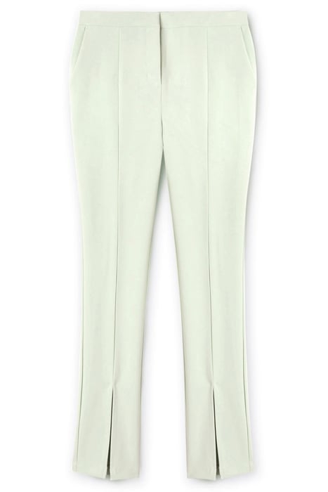 REGULAR TROUSERS WITH SPLIT GREEN 4